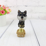 Maxbell Dog Puppy Animal Figure Toy Doll Home Car Auto Interior Decor Black