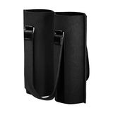 Maxbell Portable Bottle Insulated Bag 2 Holes Divider for Housewarming Picnic Party black