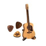 Maxbell Mini Plectrum Container Guitar Pick Box Holder for Electric Guitar Players