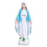 Maxbell Blessed Virgin Mary Figurine Character Sculpture Statue Decoration 15cm Blue Coat