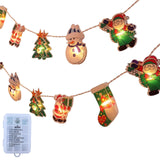 Maxbell Christmas String Lights Hanging Ornament Decorative Snowman for Festival 1.2m