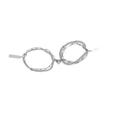 Maxbell 2Pcs Titanium heart Magnetic Couple Bracelets for Boyfriend Girlfriend