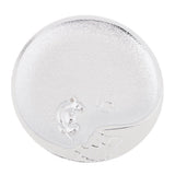 Max Circular Alloy Cow Design Pattern Coasters Tea Cup Accessories Silver White