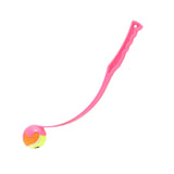 Maxbell Pet Ball Thrower Outdoor Dog Throwing Stick for Medium Large Dogs Pink