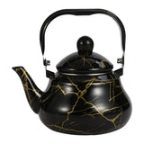 Maxbell 2L Capacity Tea Kettle Tea Pot Water Pot for Picnic Restaurant Black