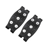 Maxbell Maxbell Traction Cleats Crampons Overshoe Durable for Running Winter Accessory Boots Black