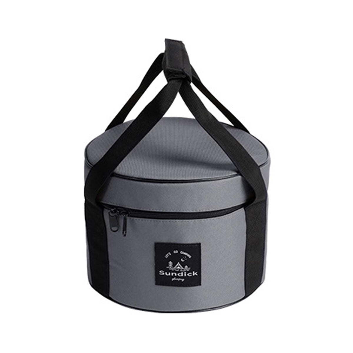 Maxbell Large Capacity Camping Bag Portable Wear Resistant Outdoor for Garden Garage Hiking Gray Large