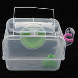 Max Portable Pet Hamster Cage Guinea Pig Gerbils Mice House with Heel Green