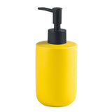 Maxbell Ceramic Soap Dispenser Bottle Empty Pump Bottle for Home Restaurant Yellow