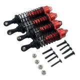 Max Maxb Front/Rear Shock Absorber for Traxxas Slash ,HQ 727 Short Truck Red