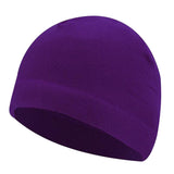 Maxbell Windproof Skull Hat Men Lightweight Winter Beanie for Basketball Hiking Violet