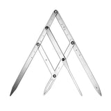 Max Microblading Caliper Eyebrow Measuring Positioning Ruler Permanent Stencil