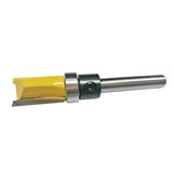 Maxbell 0.25 Inch Shank Hinge Mortise Template Wood Milling Cutter 20x65mm Yellow