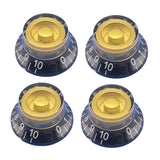 Maxbell 4-tone Tone and Volume Control Knobs for EPI LP Electric Guitar Replacements