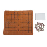 Maxbell Retro Chinese Zinc Alloy Pieces Chess Xiangqi Board Game Home Party Travel