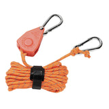 Maxbell Ratchet Hanger Rope Hanger Fast Locking Non Slip Secure Heavy Duty Wind Rope Orange