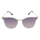 Max Cat Eye Style Women Men Polarized UV 400 Protection Sunglasses Gray Purple
