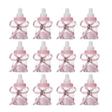 Max 12pcs Creative Nursing Bottle Candy Boxes Wedding Party Favor Pink