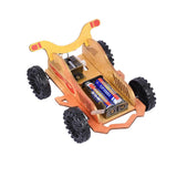 Max Wooden DIY Educational Science Go-kart Car Toy Experiment Kits for Kids