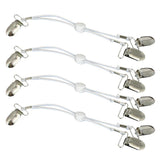 Maxbell 4pcs Adjustable Bed Mattress Sheet Gripper Clip Holder Straps Fastener White - Aladdin Shoppers