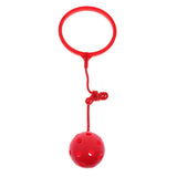 Max Skip Ball Outdoor Exercise Fitness Toy Ankle Ring Swing Ball for Kids red