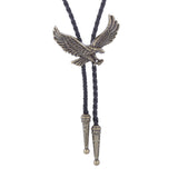 Maxbell Alloy Bolo Tie Eagle Pendant Necktie Jewelry Retro Style Adjustable Necklace Bronze