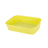 Maxbell Cat Litter Box Open Kitty Litter Pan for Indoor Cats Kitty Rabbit Small Pet Green