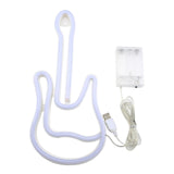 Maxbell Fashion Guitar LED Neon Lights Reusable for Room Holiday Wall Decoration