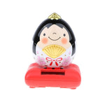 Maxbell Cute Solar Powered Swinging Praying Doll Bobbling Toy Auto Home Decor #G