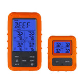 Maxbell TP-40A Food Thermometer Remote Thermometer for BBQ Smoker Meat w/ Timer