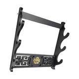 Maxbell Japanese Samurai Sword Holder Bracket Katana Dragon Wall storage Three layers