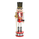 Maxbell Nutcracker Soldier Figurine Scene Layout Accessories for Bookshelf Parties Red