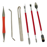 Maxbell Professional Saxophone Repair Tool Durable for Saxophone Luthier Repair Kit 6 Piece