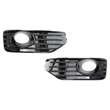 Maxbell 2Pcs Fog Light Grilles Parts Left Side Right Side for VW T5.1 Sportline