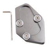 Maxbell Kickstand Side Stand Extension Pad for Yamaha T-max 530 2015-2016 Titanium
