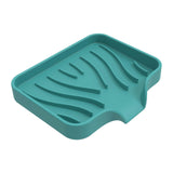 Maxbell Portable Soap Container Anti Skid Plate Tray for Household Home Countertop Green