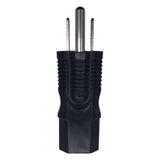 Maxbell Power Plug Adapter 5-15P Male to IEC 320 C13 Female Black American Standard