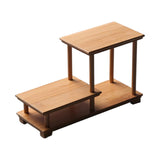 Maxbell Spice Rack Storage Shelves Showcase Fixtures for Model Collectibles Cosmetic A