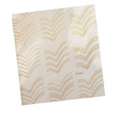 Maxbell 3D Golden Metallic Nail Art Stickers Decals Self-ahesive Tips Decorations 5