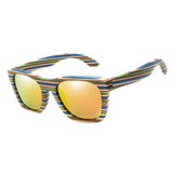 Max Wood Vintage Retro Polarized Uv Protection Fashion Sunglasses Eyeware Orange