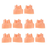 Max 10 Pieces Gel Toe Sleeves Bunion Cushions Corns Protectors Cap Pad Skin