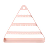 Maxbell Earring Holder Organizer Earring Display Rack for Watches Ear Studs Earrings Pink