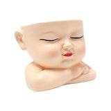 Maxbell Face Planter Flower Pot Garden Cute Head Planter for Spring Bedroom Yard