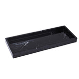 Maxbell Nordic Bathroom Tray Rectangle Resin for Home Hotel Dresser Countertop