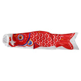 Max Japanese Decorative Windsock Carp Flag Koi Nobori Sailfish 50cm Red