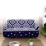 Max Elastic Sofa Cover 4 Sizes Sapphire Blue 2-Seater Roman Knight