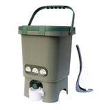 Maxbell Compost Bin Portable with Lid Large Capacity for Orchard Backyard Household