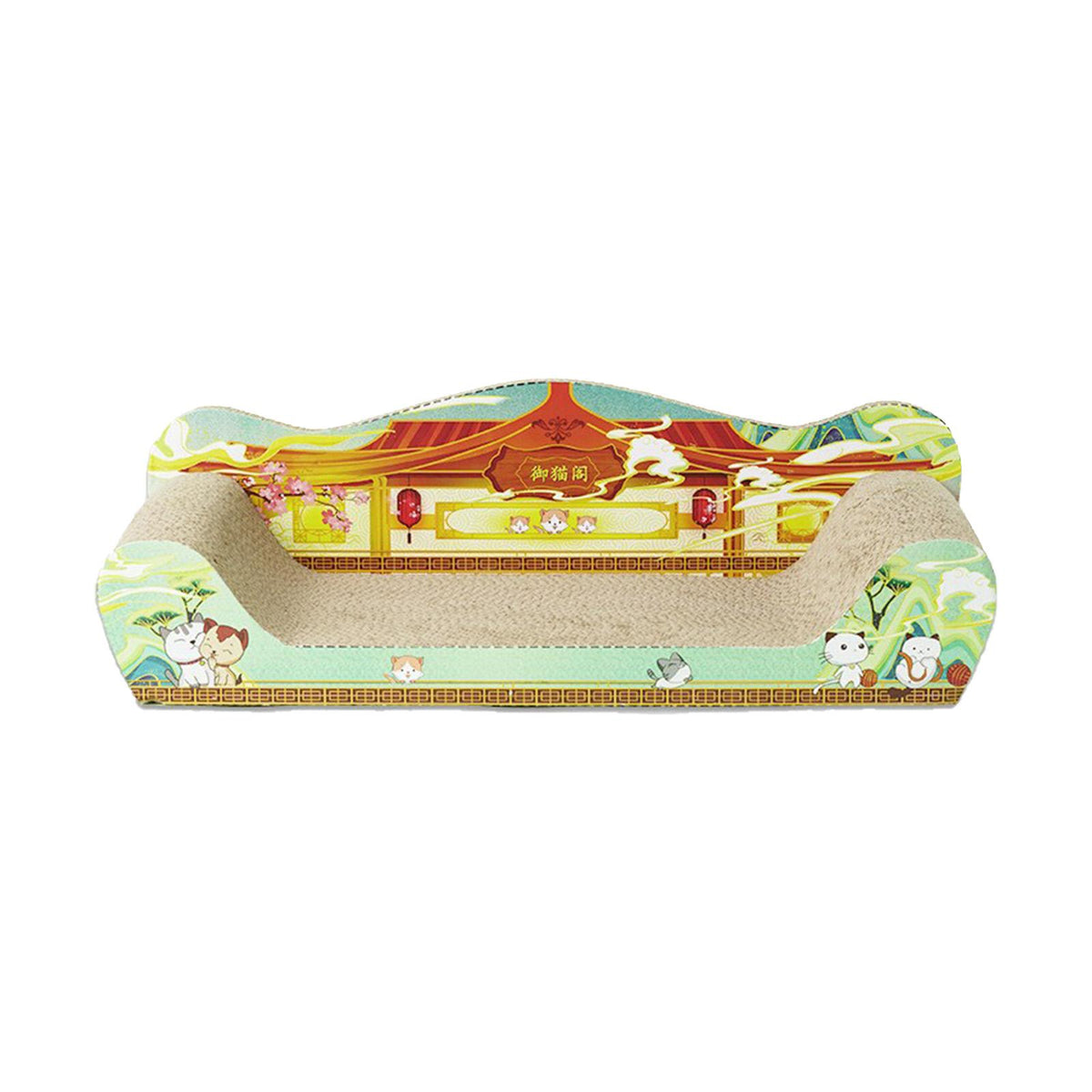 Maxbell Durable Cat Scratch Cardboard Sofa Scratching Pad Board Furniture Scratcher 61cmx30cmx18cm