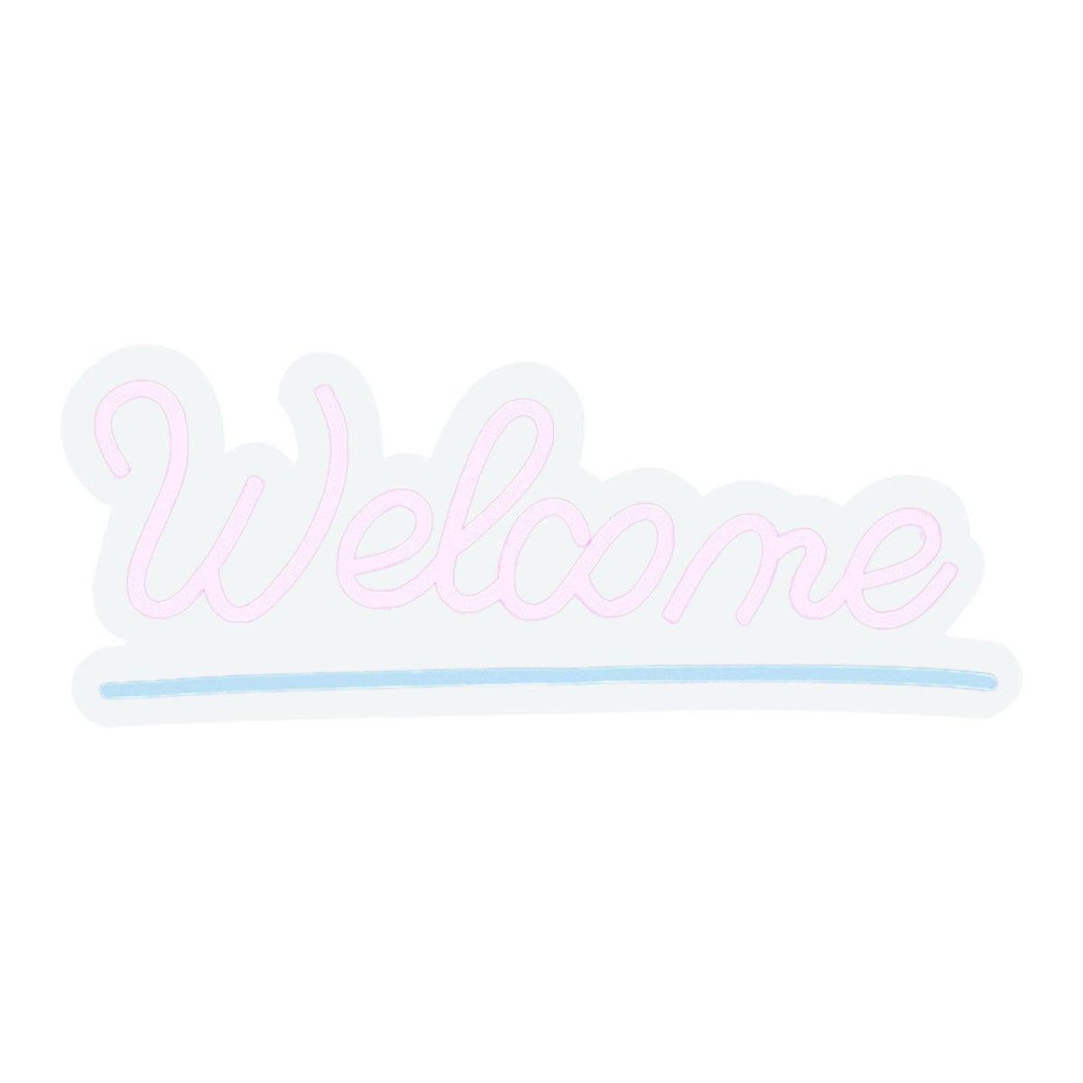 Maxbell LED Letter Light Sign Night Lamp USB Powered Reusable for Birthday Bedroom Pink Welcome
