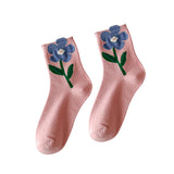 Maxbell Cute 1Pair Women's Socks Ankle Socks Casual Dress Novelty Gift Low Cut Pink